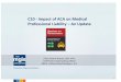 C10 - Impact of ACA on Medical Professional Liability An …...ACA and MPL Impacts| DATE10 May 2013 C10 - Impact of ACA on Medical Professional Liability – An Update Elke Kirsten-Brauer,