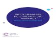PROGRAMME FOUNDATION AWARD - Cancer Research UK · 2019. 7. 2. · 1.3. ABOUT THE AWARD Our Programme Foundation Award funds exceptional science. Through the award we support non-clinical
