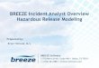 BREEZE Incident Analyst Overview Hazardous Release Modeling€¦ · Prepared by: BREEZE Software 12770 Merit Drive | Suite 900 | Dallas, TX 75251 +1 (972) 661-8881 | breeze-software.com