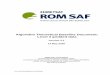Algorithm Theoretical Baseline Document: Level 3 ... - ROM SAF · at ROM SAF SG22: Page 4: Update of the ROM SAF introduction. Section 1.1: Tables 1 and 2 updated. New Table 3. Chapter