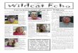 Get to know more of our new Wildcats€¦ · 05/09/2014  · Get to know more of our new Wildcats . by Shawnae Hoeger and Annie Fjelstul . Last week we met some of the new students