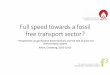 Full speed towards a fossil free transport sector?/file/Lundgren Mossberg - f3 an… · Ref: Gustav Tibblin, Södra(2015) and Riksskogstaxeringen 50 TWh biomass= approx25 TWh biofuels