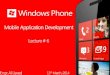 Lecture # 6...Windows Phone Applying Data Binding 20 Windows Phone One Way binding for the answer 21 Windows Phone Databindingand the DataContext 22