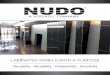 A VERZATEC COMPANY - Nudo · 2018. 10. 5. · NUDO laminates the porcelain steel using a special waterproof resin glue that bonds the porcelain to a moisture resistant core of your