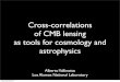 Cross-correlations of CMB lensing as tools for cosmology ...bccp.berkeley.edu/~sudeep/BCLWSchedule_files/Vallinotto.pdf• The good: CMB convergence ﬁeld is the cleanest probe of