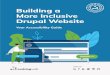 Building a More Inclusive Drupal Website · Building a More Inclusive Drupal Website - Your Accessibility Guide 9 Assistive Technologies You Can Start Using Today Your Keyboard Believe