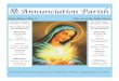 Saint Mary Church Church of the Holy Spirit€¦ · On June 29th, the Catholic Parishes of Newington (Saint Mary Church and Holy Spirit Church) were united into one parish named Annunciation