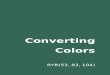 Converting Colors - RYB(53, 83, 104) · The RYB color 53, 83, 104 is a dark color, and the websafe version is hex 336666. A complement of this color would be 104, 53, 68, and the