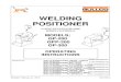 WELDING POSITIONER - catalog.gullco.com · Gullco welding positioners are widely applied to reduce the cost of welding circumferential components, such as pipe flanges and fittings