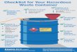Checklist for Your Hazardous Waste Container · 40052_EnviroPoster_HazWasteChecklist_digifinal Created Date: 12/11/2017 10:32:58 AM 