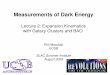 Measurements of Dark Energy · 2009. 8. 21. · 9 NASA/DoE Joint Dark Energy Mission (JDEM) Reference mission defined, call for proposals soon. Launch 2016? Aiming for 1500 SNe z