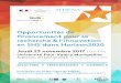 Opportunités de financement pour la recherche & l’innovation ......2017/11/23  · Opportunités de financement pour la recherche & l’innovation en SHS dans Horizon2020 Jeudi
