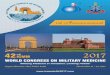 oat g 1 2017 WORLD CONGRESS ON MILITARY MEDICINE ......oat g 1 2017 WORLD CONGRESS ON MILITARY MEDICINE 'Military Medicine in Transition: Looking Ahead' Vigyan Bhavan, New Delhi, India