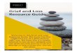 Grief and Loss Resource Guide - Fort Bend ISD Grief and Loss Resource Guide . Welcome to this Grief