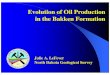Evolution of Oil Production in the Bakken Formation of...Lower Shale (From LeFever and others, 1991) Upper Shale Lithofacies of the Middle Member Productive in MT Productive Lithofacies