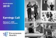 Fourth Quarter 2019 Earnings Call...2020/02/06  · Earnings Call February 7, 2020 Supplemental information Encompass Health 2 The information contained in this presentation includes