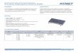 General Purpose, Pulse and DC Transient Suppression R73 Series … · 2012. 12. 13. · •ape and reel packaging in accordance with IEC 60286–2 T •oHS Compliant and lead-free