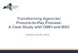 Transforming Agencies’ Procure-to-Pay Process: A Case ... · Transforming Agencies’ Procure-to-Pay Process: A Case Study with OMH and BSC Author: Office of the New York State