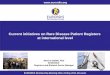 Current initiatives on Rare Disease Patient Registers at ...download2.eurordis.org/presentations/emm2012/WS5_MEnsini_RegB… · progress in IRDiRC-funded research and will facilitate
