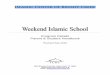 Program Details Parent & Student Handbook · children and youth, Islamic and Quranic studies. Whereas educating a child is a commitment, it is even more of a challenging task to educating