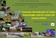 Invasive Vertebrates in Cuba: knowledge and its value for ...caribaea.org/wordpress/wp-content/uploads/Caribaea... · Polymita picta, PN Alejandro de Humboldt Cerion pinerium, Cayo