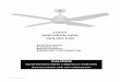 LUCCI AIRFUSION ARIA CEILING FAN - HORNBACH€¦ · ceiling fan must be positioned in a location protected from water, wind and dust. Exposure to these elements will void the warranty