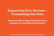 Supporting Your Success Counselling Services...Academic Probation Did not achieve the Minimum Academic Standard in a semester grade point average (GPA) was less than 1.50 or, more