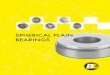 SPHERICAL PLAIN BEARINGS - IBT Industrial Solutions...pherical Plain Bearings utilize inner & outer rings with spherical sliding surfaces, and can accommodate heavy radial loads &