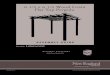6 1/2 x 6 1/2 Wood Grain Flat Top Pergola · Pergola Additional Materials List Hardware (in plastic bag) NOTE: WE HAVE INCLUDED 10% EXTRA SCREWS BEYOND WHAT IS IDENTIFIED BELOW. All