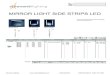 New MIRROR LIGHT SIDE STRIPS LED - Solavanti Lighting · 2020. 9. 17. · MIRROR LIGHT SIDE STRIPS LED MLSSL 6W 480lm 23.6in 9W 710lm 35.4in 6W 480lm 23.6in 9W 710lm 35.4in 6W 480lm