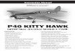 PH137 - P40 KITTY HAWK A4 2 · 2018. 10. 3. · 2 Instruction Manual P40 KITTY HAWK Phoenix Model guarantees the component parts in this kit to be free from defects in both material