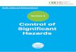 Control of Significant Hazards - Health and Safety Hubdocs.healthandsafetyhub.co.uk/...control...hazards.pdf · Significant hazards include: Part 1 ... Part 1 – Managing the 