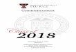 Class of 2018Saturday, June 2, 2018 1:00 p.m. McKenzie-Merket Alumni Center Texas Tech University 17th Street & University Avenue Lubbock, Texas 2018 Class of