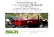 Operation & Instruction Manual · 2016. 7. 15. · 1 Operation & Instruction Manual for the SDI TW160, TW225, TW300 or TW160C, TW225C and TW300C Manufacturer of Quality Power Sprayers