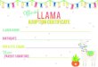 Llama Adoption Certificate - mandyspartyprintables.com · Llama Name: Birthdate: fur & Eye Color: Parent Signature: w. Title: Llama Adoption Certificate Created Date: 6/25/2018 5:36:20
