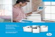 REVOLUTIONARY TECHNOLOGY MEETS REMARKABLE … · HP LaserJet Flow MFPs offer advanced workflow capabilities at the device that ... a smart, streamlined design that’s reliable and