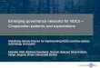 Emerging governance networks for NDCs Cooperation patterns ...ipa-research.com/wp-content/uploads/2016/11/Presentation-SE_NDC… · Emerging governance networks for NDCs – Cooperation