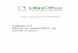 Kom i gang med LibreOffice...Alle varemerke i denne innføringa tilhøyrer eigarane deira. Bidragsytarane John A Smith Jean Hollis Weber Hazel Russman Ron Faile Jr. Tilbakemelding