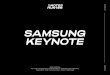 SAMSUNG KEYNOTE€¦ · Samsung’s CES 2020 Keynote presents the firm’s vision for transforming the lifestyles of the consumers, and enhancing the way individuals play, ... We