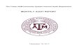MONTHLY AUDIT REPORT - Texas A&M University System€¦ · 19/12/2017  · Aviation CLL, LLC for general aviation fixed base operations , and with Easterwood Airport Management LLC