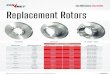 Stay OEM Genuine. Stay ConMet. Replacement Rotors · Replacement Rotors NOTE: Must be ordered as a rotor kit and must be installed with new fasteners. Rotors are not available by
