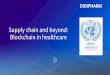 Supply chain and beyond: Blockchain in healthcare€¦ · Express Scripts AbbVie Viekira Pak (Hep. C) Adherence Cigna & Aetna Novartis Entresto Hospitalisation Harvard Pilgrim 