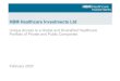 HBM Healthcare Investments Ltd ... NAV HBM Share price HBM MSCI World Health Care Index 0 50 100 150