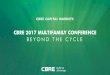 BEYOND THE CYCLE - CBRE/media/files/events...CBRE VALUATION & ADVISORY SERVICES APPRAISAL & ASSESSMENT CONSULTING . Let’s Talk About the Trends . BUILDING IN THE ‘BURBS . BETHESDA