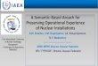 A Semantic-Based Aroach for Preserving Operational ...€¦ · A Semantic-Based Aroach for Preserving Operational Experience of Nuclear Installations A.N. Kosilov, ... the indexing