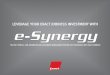 LEVERAGE YOUR EXACT JOBBOSS INVESTMENT WITH e-Synergymi3.co.za/downloads/synergy/JB Synergy.pdf · Manage appointments, mailings, and marketing campaigns through integration with