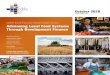 CDFA Food Finance White Paper Series...CDFA Food Finance White Paper Series 1 Food Systems & Development Finance February 2019 Authored by: Toby Rittner, DFCP President & CEO Allison