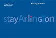 Arlington Convention Branding Guidelines and Visitors Service · and Visitors Service Branding Guidelines. Welcome to the “StayArlington” brand identity standards. As we move