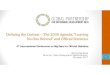 Defining the Context –The 2030 Agenda, “Leaving No One ......Defining the Context –The 2030 Agenda, “Leaving No One Behind” and Official Statistics 4th International Conference