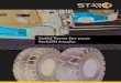 Solid Tyres for your forklift trucks - Starco...Forklift trucks Solid tyres - Premium quality Dimension Tread pattern Fitting 57 07562+ mm mm kg kg km/h 10” 6.50-10 STARCO Tusker